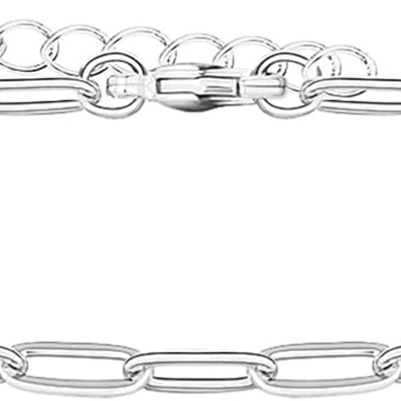 Jewelry - 14K-18K Gold Plated Charm Link Flat Gold Anklets for Women | Beaded Marina Link